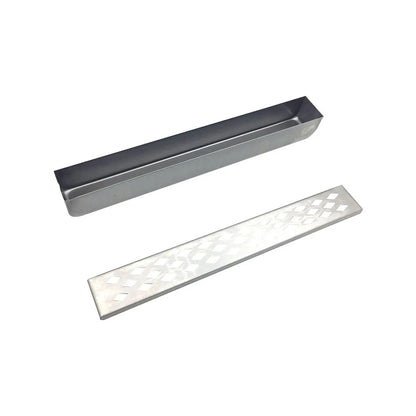 Stainless Steel BBQ Smoker Box for Gas Grills, Silver, 28.4 x 5 x 4 cm
