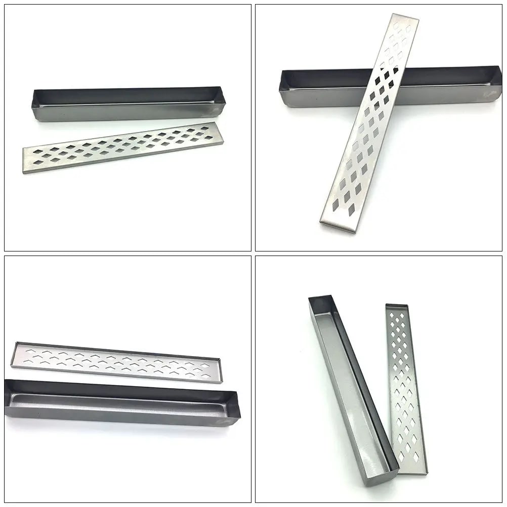 Stainless Steel BBQ Smoker Box for Gas Grills, Silver, 28.4 x 5 x 4 cm