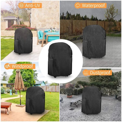Outdoor BBQ Grill Cover 58 x 77cm Waterproof Fabric Dust Shield AK01