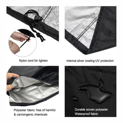 Outdoor BBQ Grill Cover 58 x 77cm Waterproof Fabric Dust Shield AK01