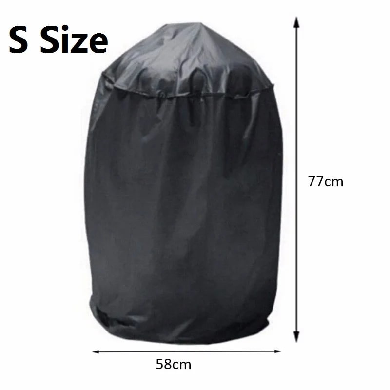Outdoor BBQ Grill Cover 58 x 77cm Waterproof Fabric Dust Shield AK01