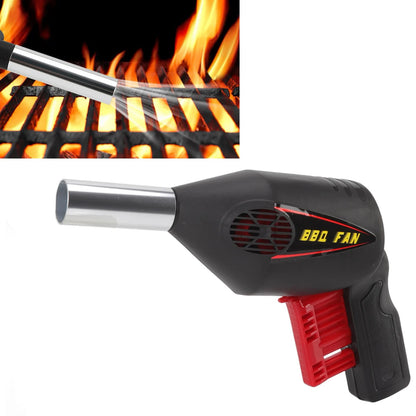 BBQ Air Blower Handheld Fan for Barbecue, PVC Plastic, Heat Resistant