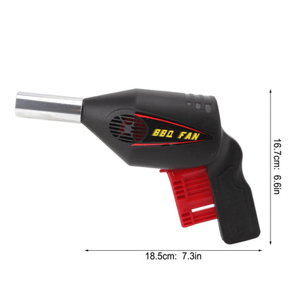 BBQ Air Blower Handheld Fan for Barbecue, PVC Plastic, Heat Resistant