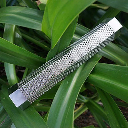 12-Inch Stainless Steel Cold Smoker Tube, 30.2 x 5cm BBQ Smoke Generator