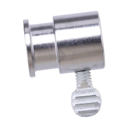 2-Piece Rotary Grill Boundary Sleeves, Chrome-Plated Steel, Silver