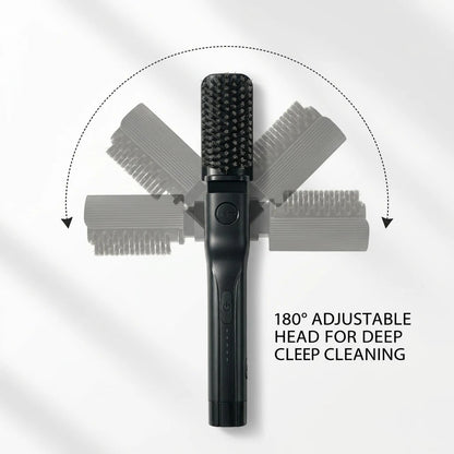 Electric BBQ Grill Brush Cleaner with Steel Wire Bristles, 180° Adjustable Head and USB-C Charging