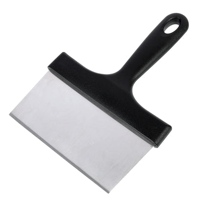 BBQ Grill Scraper, Black Plastic Handle, 23 x 16.4cm Cleaning Tool