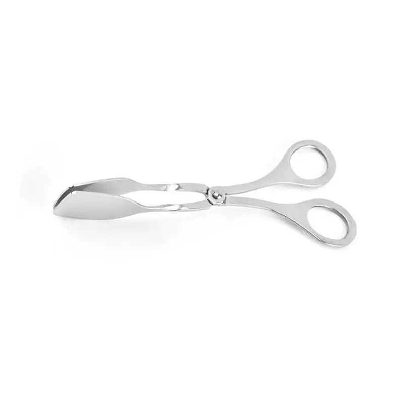4-Pack Stainless Steel Food Tongs, 18.5cm BBQ Serving Tongs