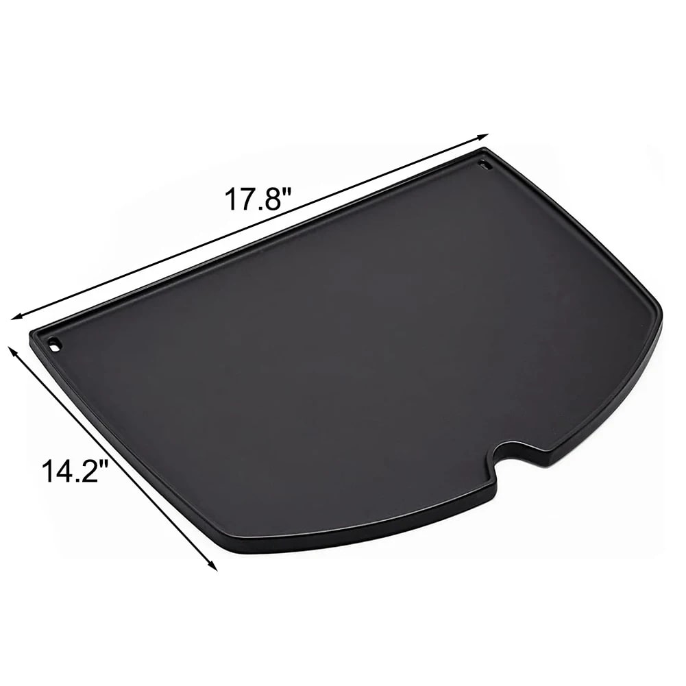 bbqdeals Cast Iron BBQ Griddle Plate for Weber Q Series Gas Grills Q300,