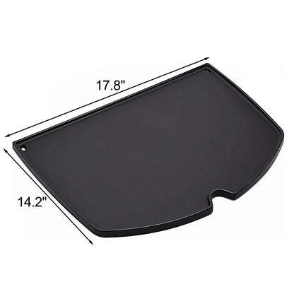 bbqdeals Cast Iron BBQ Griddle Plate for Weber Q Series Gas Grills Q300,