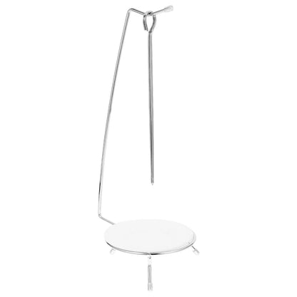 Stainless Steel Kebab Hanging Rack and Skewer Stand, 36cm BBQ Holder