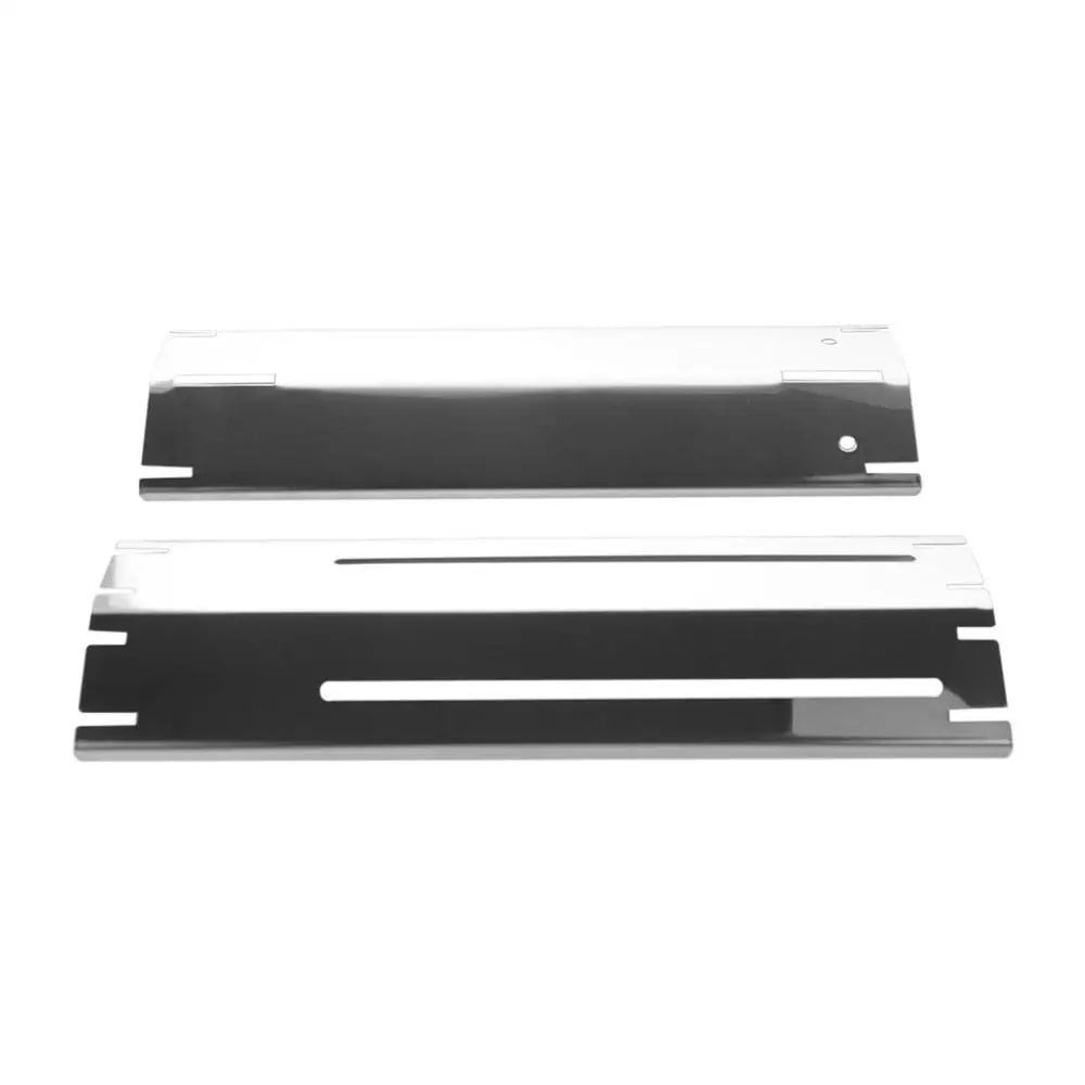 Adjustable BBQ Grill Heat Tent Replacement Heat Plate, Enamel, 298 x 97.5 x 20mm
