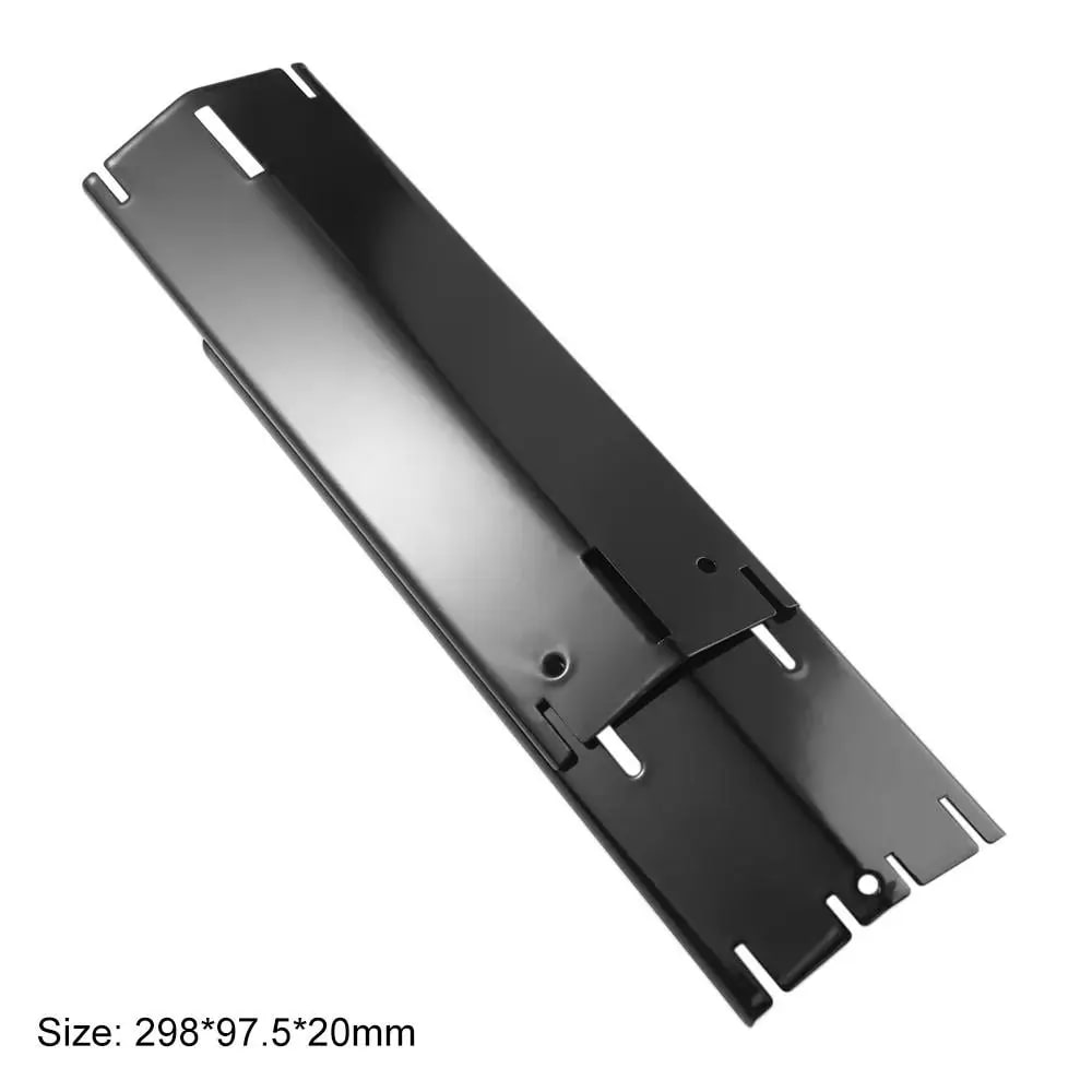 Adjustable BBQ Grill Heat Tent Replacement Heat Plate, Enamel, 298 x 97.5 x 20mm