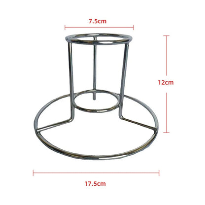 Stainless Steel Beer Can Chicken Grill Stand, 17.5cm BBQ Roasting Rack