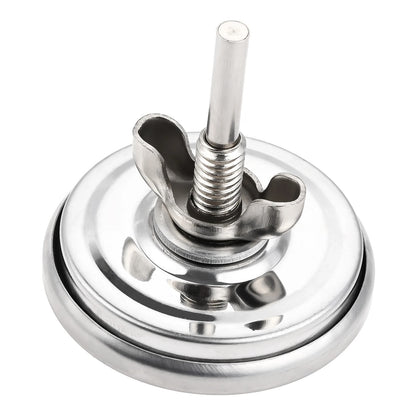 BBQ Grill Temperature Gauge, Stainless Steel, 50 to 400°C / 100 to 800°F