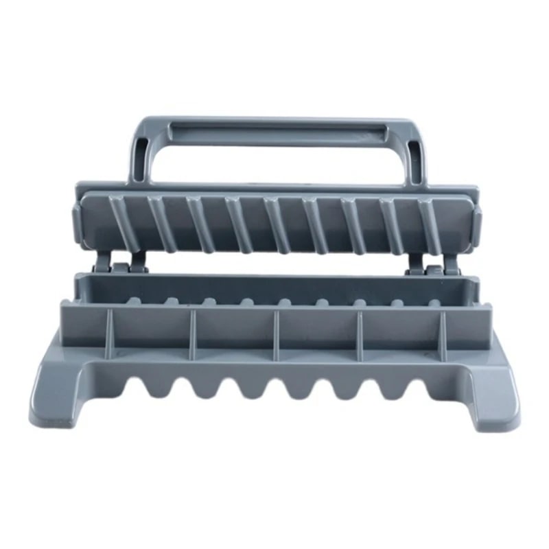 Plastic Kebab Maker Press, Grey PP Manual Skewer Mould for BBQ