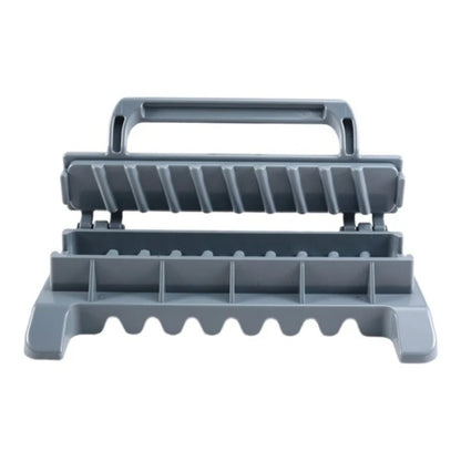 Plastic Kebab Maker Press, Grey PP Manual Skewer Mould for BBQ