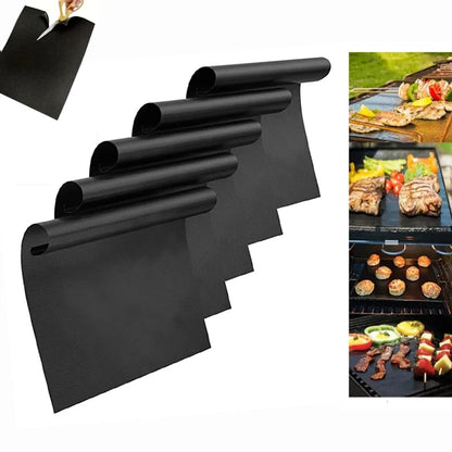 Non-Stick Fibreglass Grill Mat, Reusable Oven Liner, 33 x 40cm or 50 x 40cm