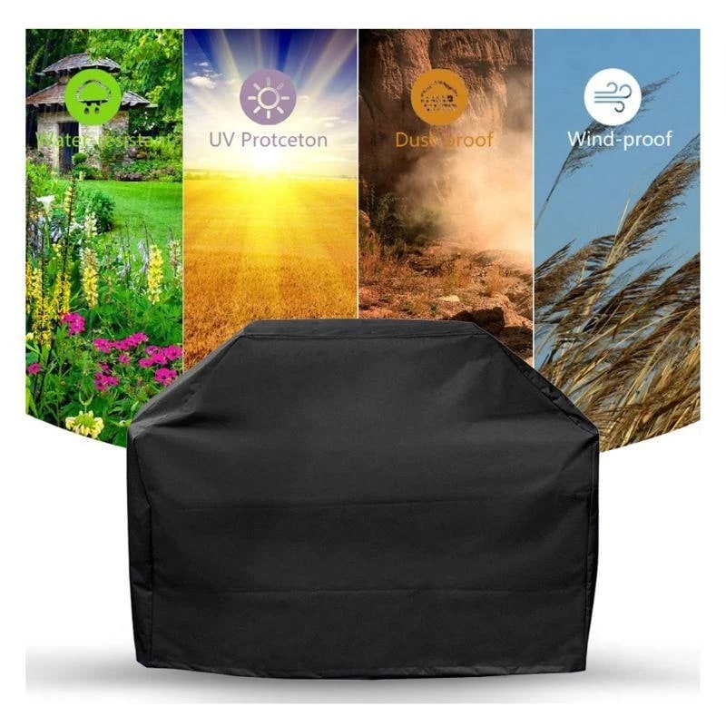 BBQ Cover Outdoor Grill Dustproof Oxford Cloth Weather-Resistant Cover