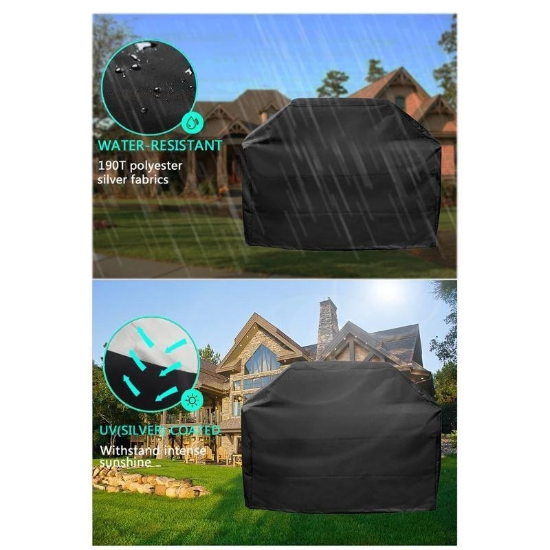 BBQ Cover Outdoor Grill Dustproof Oxford Cloth Weather-Resistant Cover