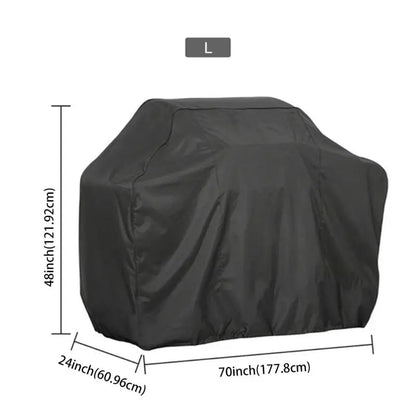 BBQ Cover Outdoor Grill Dustproof Oxford Cloth Weather-Resistant Cover - 11