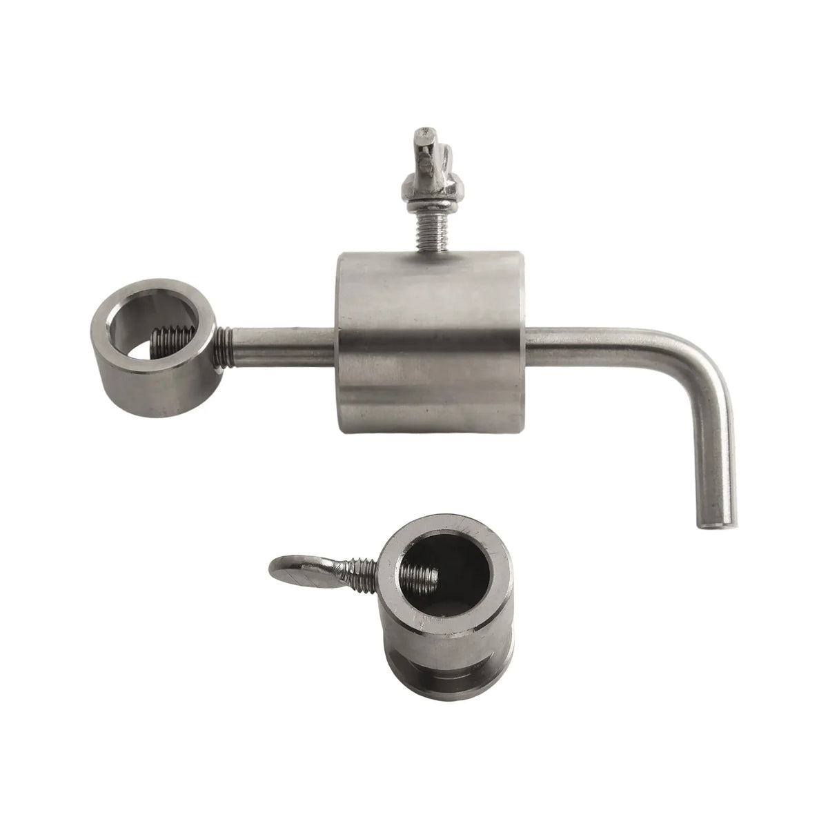 Stainless Steel Rotisserie Rod Weight Balancer, L-Shaped 110 mm