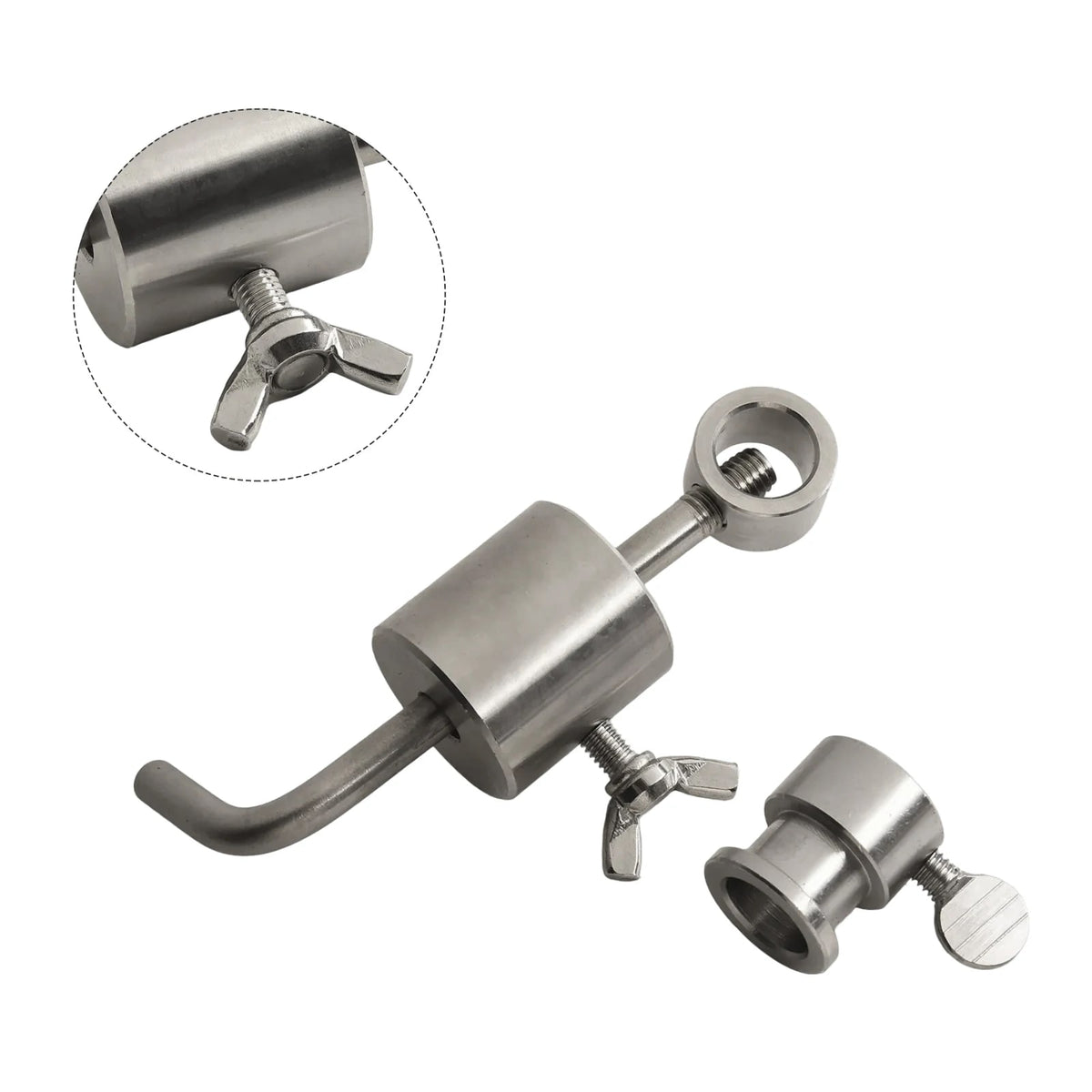 Stainless Steel Rotisserie Rod Weight Balancer, L-Shaped 110 mm