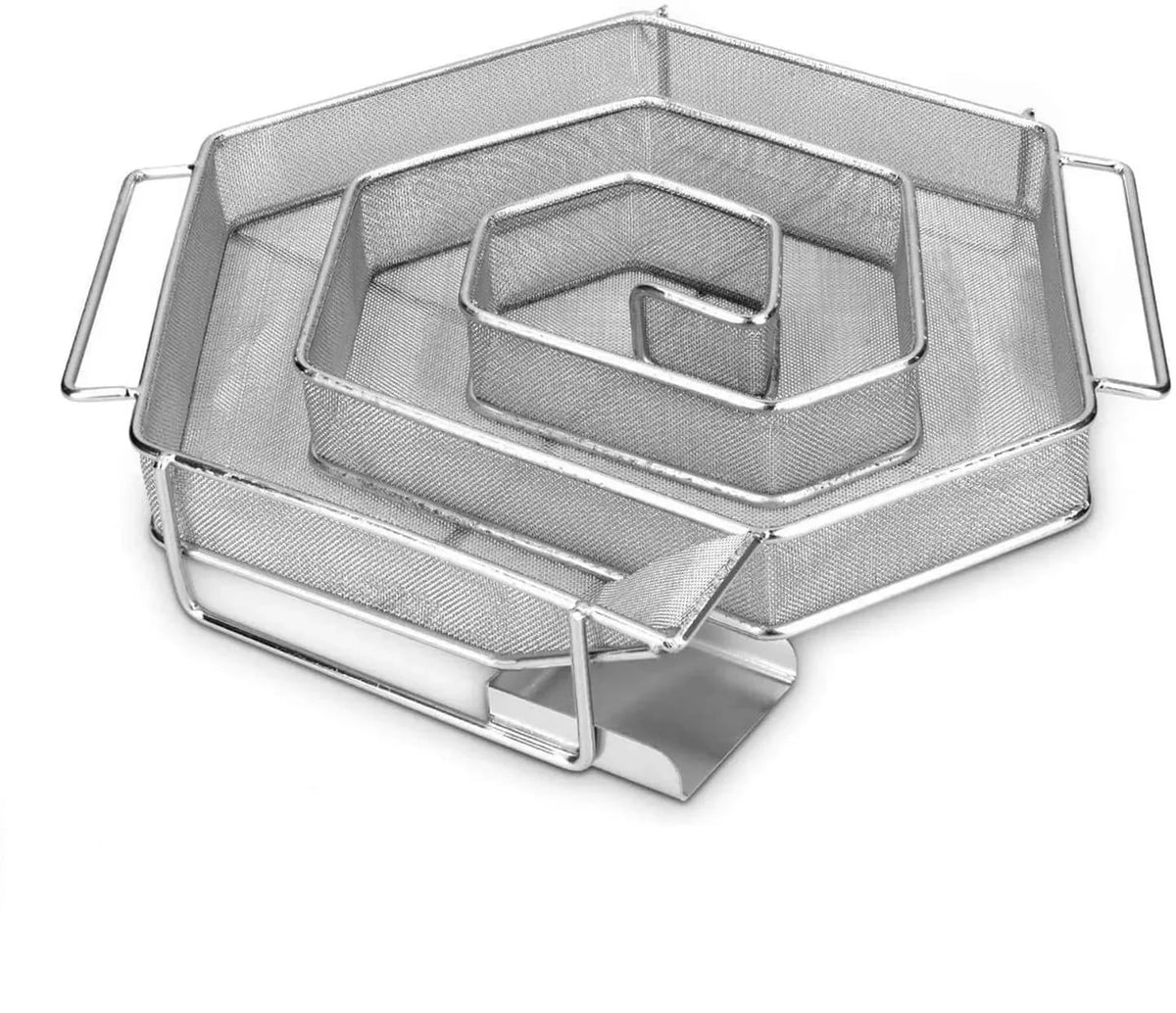Cold Smoke Generator for BBQ, Stainless Steel Wire Mesh, Multiple Sizes - 21x18x4cm