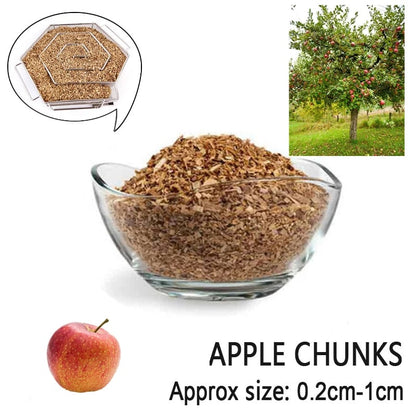 BBQ Smoking Wood Chips 125g Apple, Hickory, Oak or Cherry