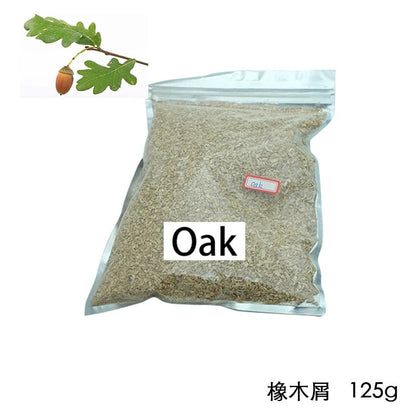 BBQ Smoking Wood Chips 125g Apple, Hickory, Oak or Cherry - Oak