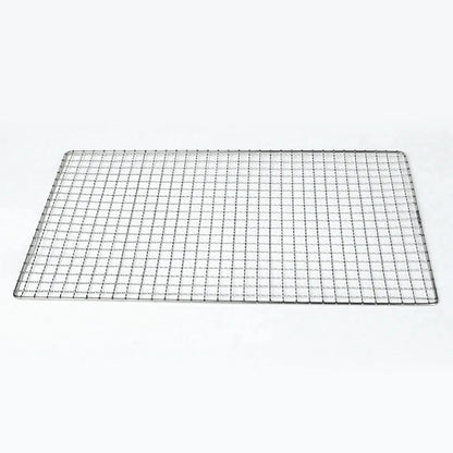 Metal BBQ Grill Mesh 50 x 38cm for Charcoal Barbecues, Vegetables and Seafood