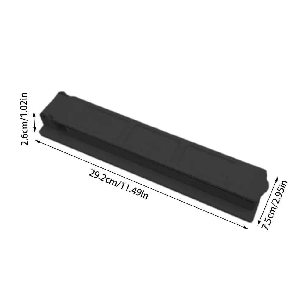 Plastic Kebab Press Maker Mould for Barbecue Skewers, 29.2cm, White or Black - Black