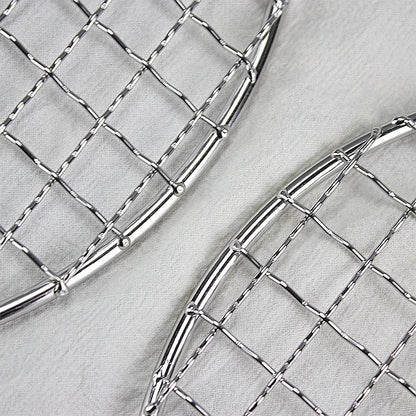 Stainless Steel 304 Round BBQ Charcoal Grate, 1cm Mesh, 16.5-33cm