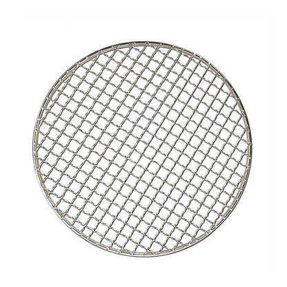Stainless Steel 304 Round BBQ Charcoal Grate, 1cm Mesh, 16.5-33cm - 20CM Diameter