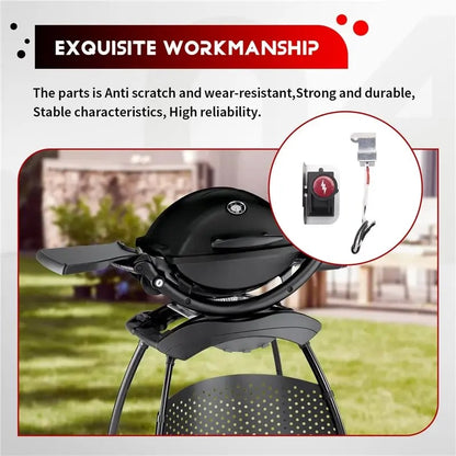 63788 Push-Button Igniter Kit for Weber Q320 2008 and Q3200 2014 Gas Grills