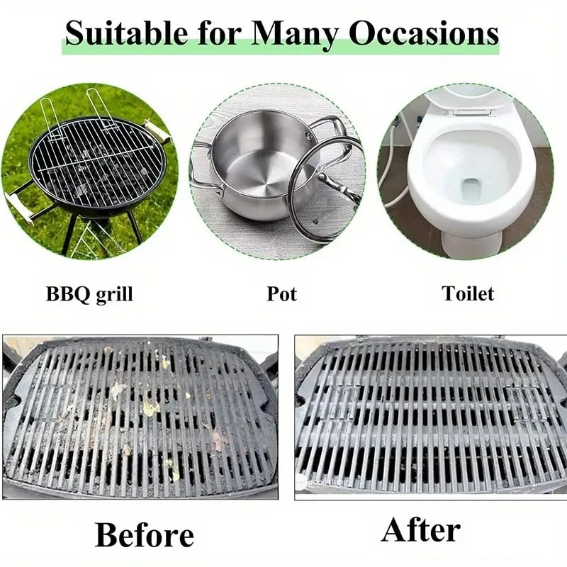 Grill Cleaning Brick Pumice Stone 10 x 6 x 2cm High-Pressure Sponge BBQ Grate Cleaner