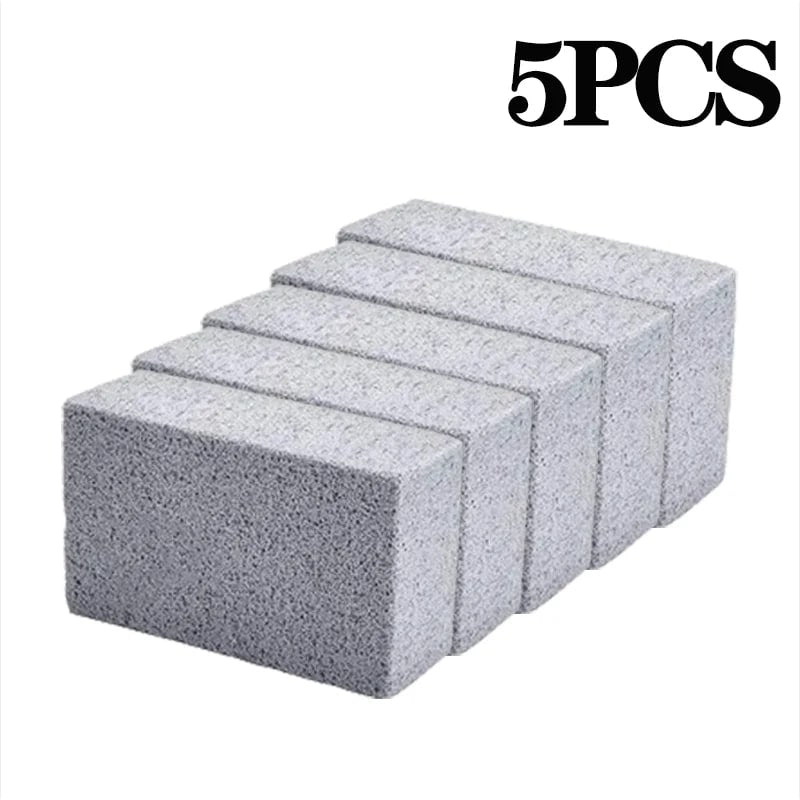 Grill Cleaning Brick Pumice Stone 10 x 6 x 2cm High-Pressure Sponge BBQ Grate Cleaner - 5PCS