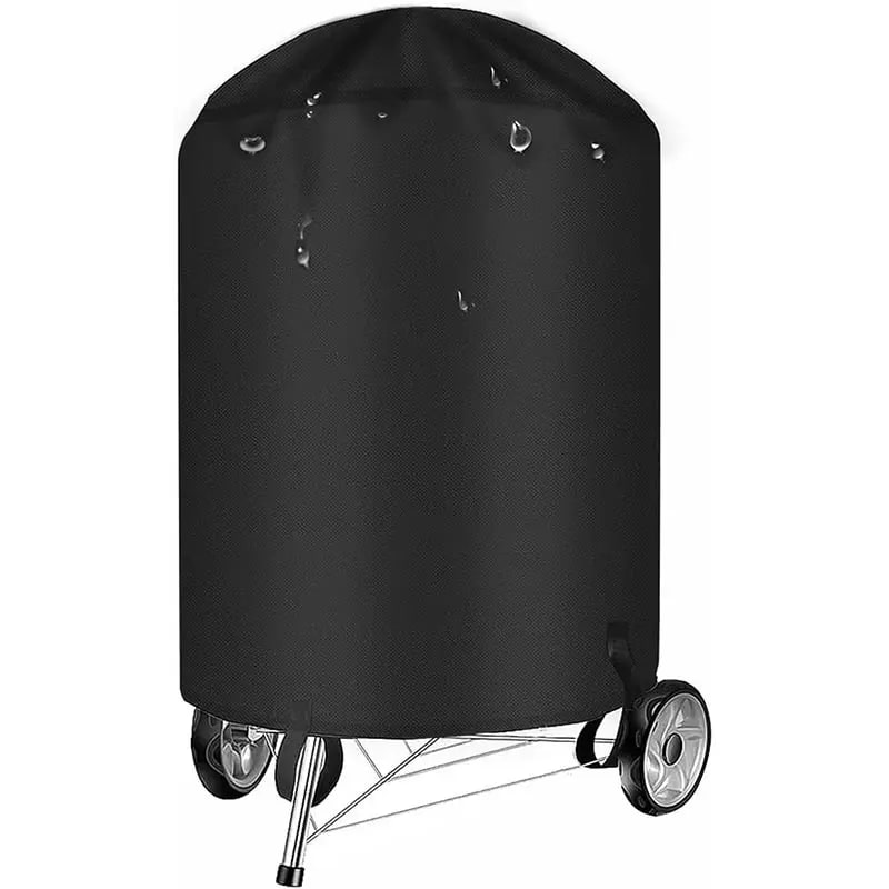 210D Oxford Cloth BBQ Cover, Waterproof Outdoor Barbecue Cover, 5 Sizes - 71x56cm / 210D Black