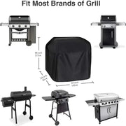 Barbecue Grill Cover, Water-Resistant 210D Oxford Fabric, Multiple Sizes