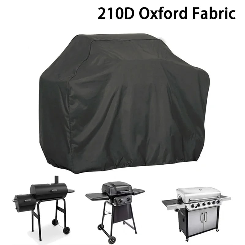 Barbecue Grill Cover, Water-Resistant 210D Oxford Fabric, Multiple Sizes