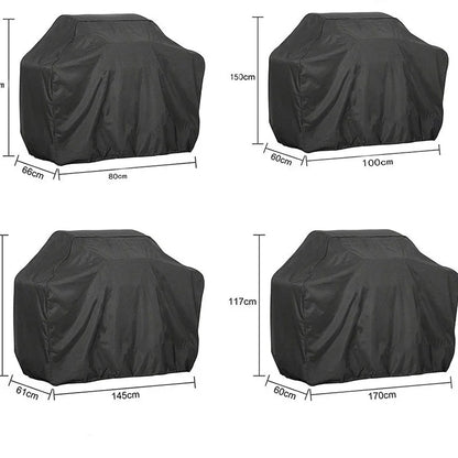 Barbecue Grill Cover, Water-Resistant 210D Oxford Fabric, Multiple Sizes