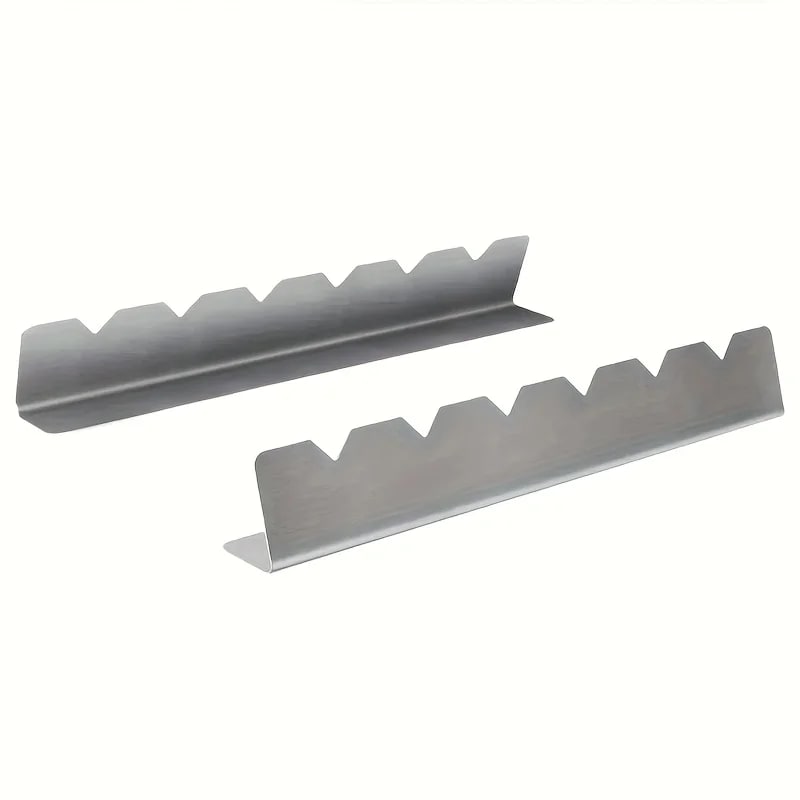 BBQ Skewer Holder Rack, Stainless Steel, About 30cm - A