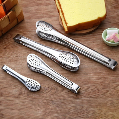 Aihogard BBQ Tongs, Chrome-Plated Grill Tongs, 5 to 12 Inch Options