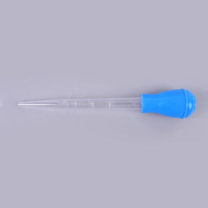 YOWEI Poultry Baster Syringe Pump 28cm 30ml Rubber & Plastic BBQ Tool - Blue