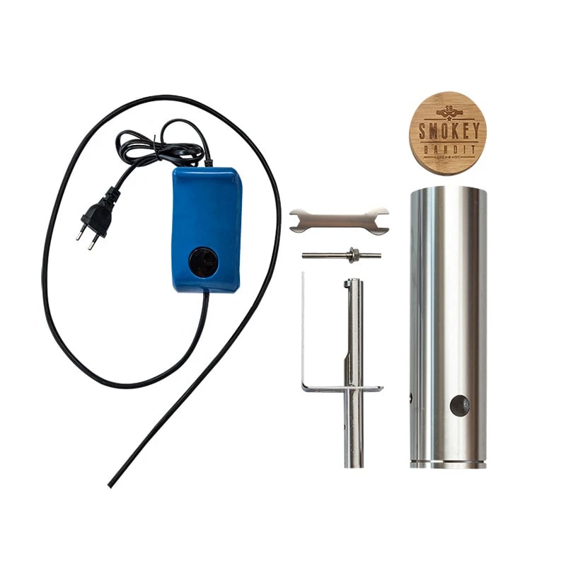 Cold Smoke Generator for BBQ Smoking with Electric Blower, L Size