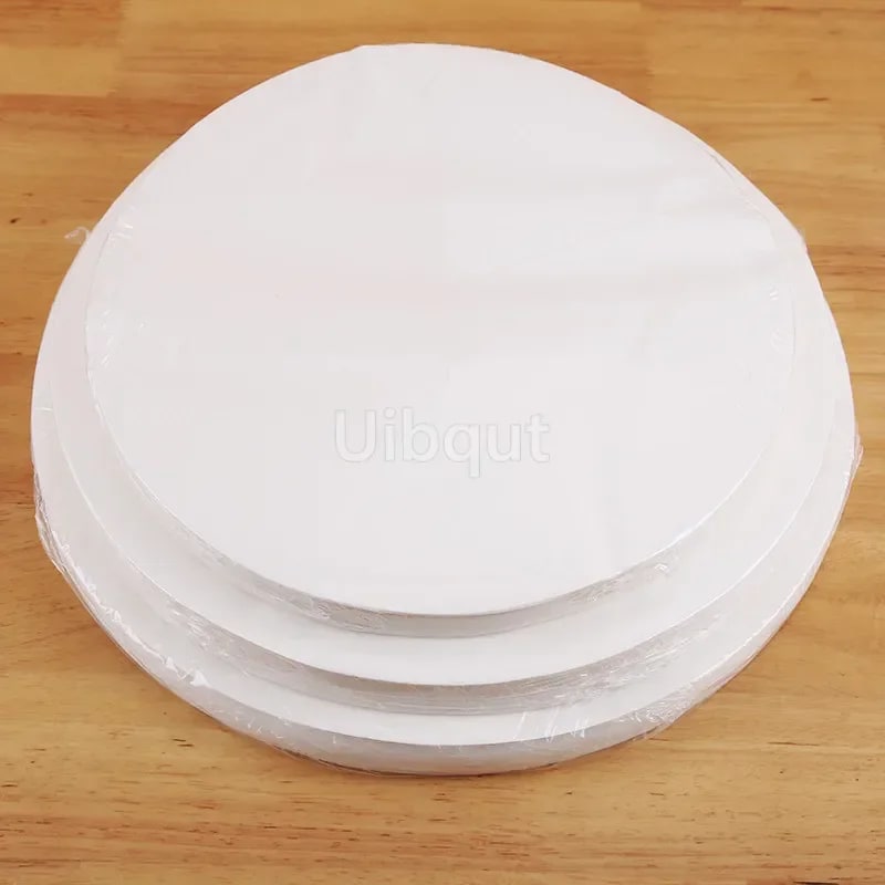 Round BBQ Paper Discs, 500 Pack, 15-40cm Sizes for Burger Presses and Griddles