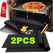 Non-Stick BBQ Grill Mat and Oven Liner, Reusable, 33 x 40cm to 40 x 60cm