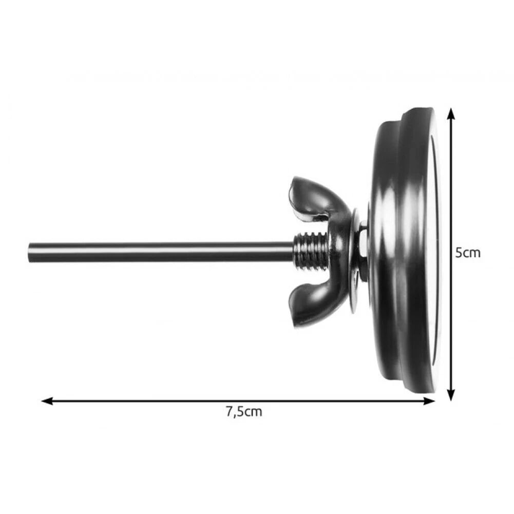 Stainless Steel BBQ Grill Thermometer with Probe, 0-250°C