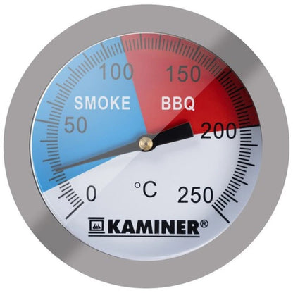 Stainless Steel BBQ Grill Thermometer with Probe, 0-250°C