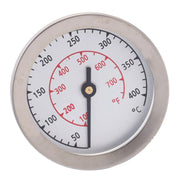 Stainless Steel BBQ Oven Thermometer, Dual °C/°F, 50-400°C / 100-700°F